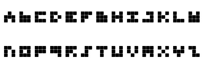 Trio Nona Tone Font LOWERCASE