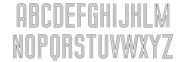 Trio Regular Font LOWERCASE