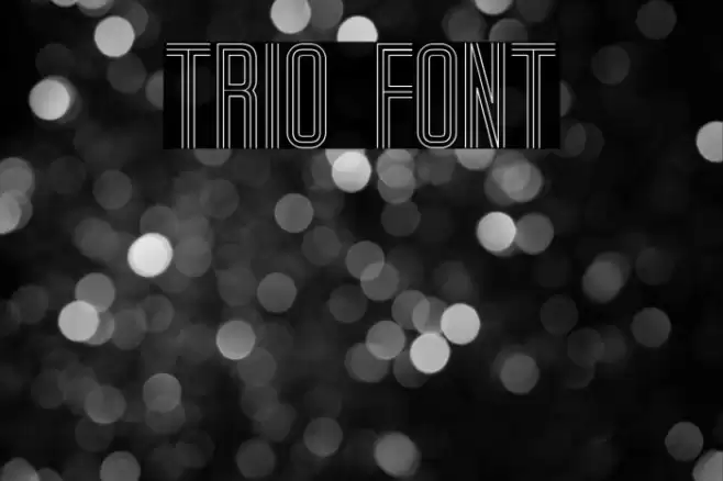 Trio Font examples