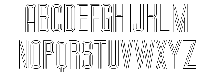 Trio Font LOWERCASE