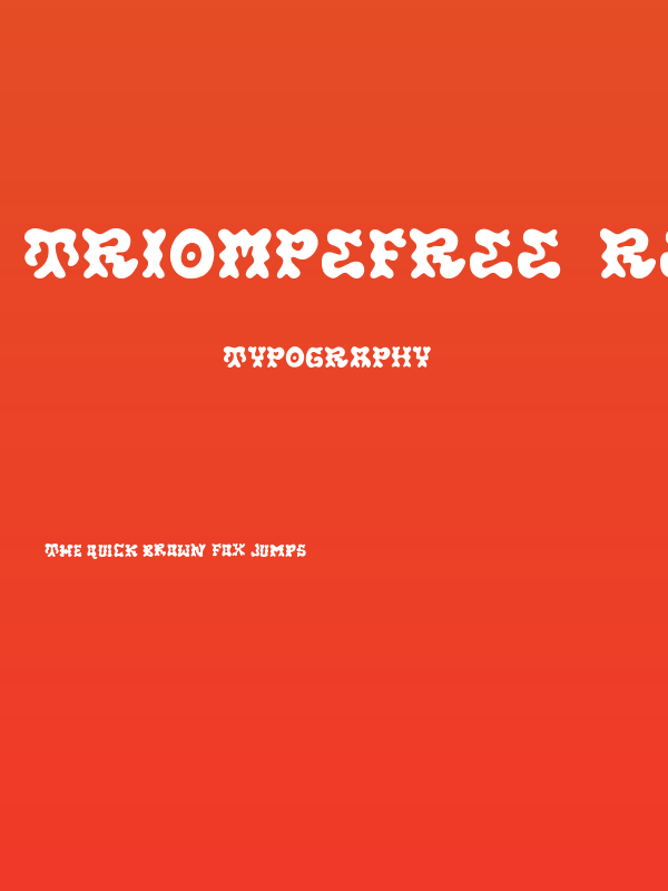 TriompeFree-Regular Poster