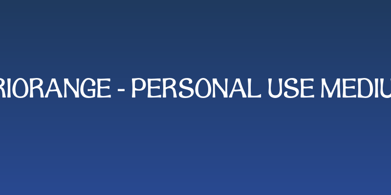 Triorange - Personal Use Medium Social Header