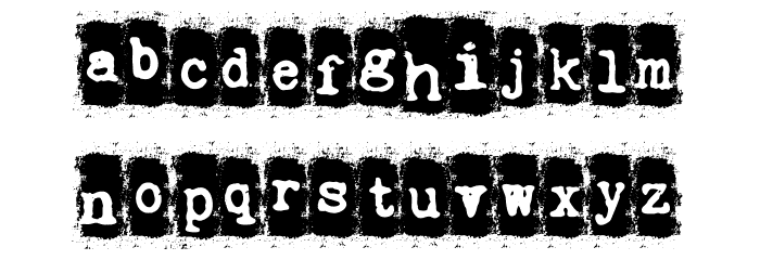 Trip Denied Regular Font LOWERCASE