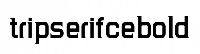 TripSerifCE Bold  Frei Schriftart Herunterladen