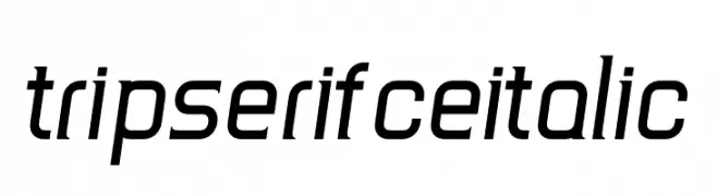TripSerifCE Italic  Frei Schriftart Herunterladen