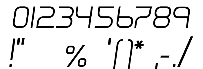 TripSerifCE Light Italic Font OTHER CHARS
