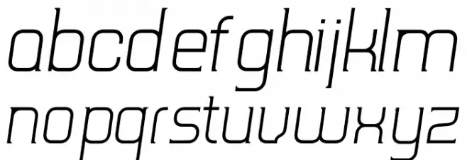 TripSerifCE Light Italic 字体 大写
