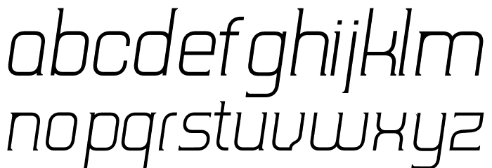 TripSerifCE Light Italic Font LOWERCASE
