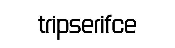 TripSerifCE  baixar fontes gratis