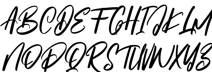 Tripfills Free Regular Font OTHER CHARS