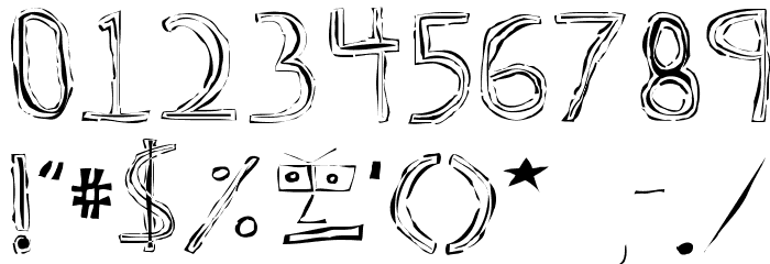 Triple Bypass Regular Font OTHER CHARS