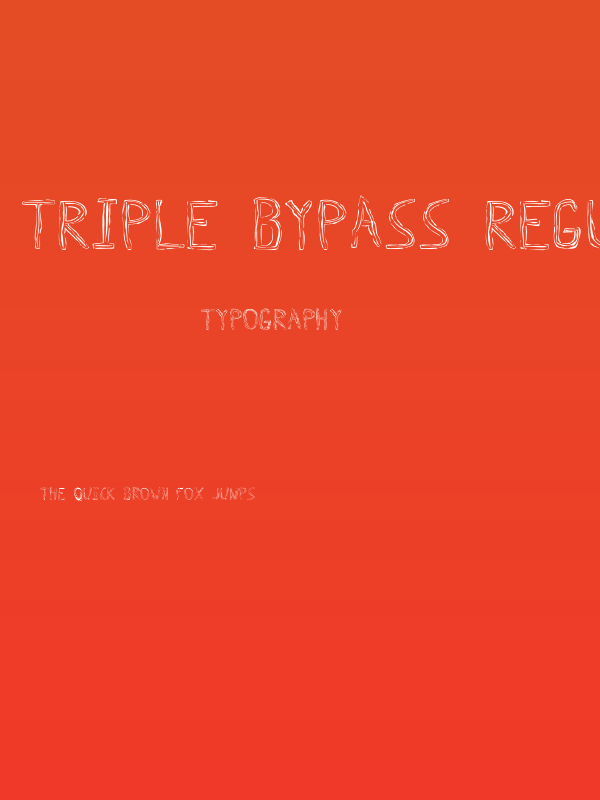 Triple Bypass Regular Poster