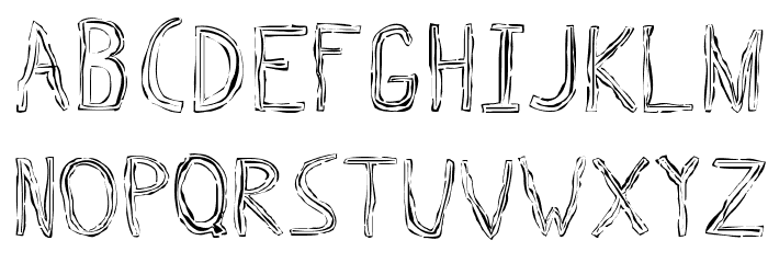 Triple Bypass Regular Font LOWERCASE
