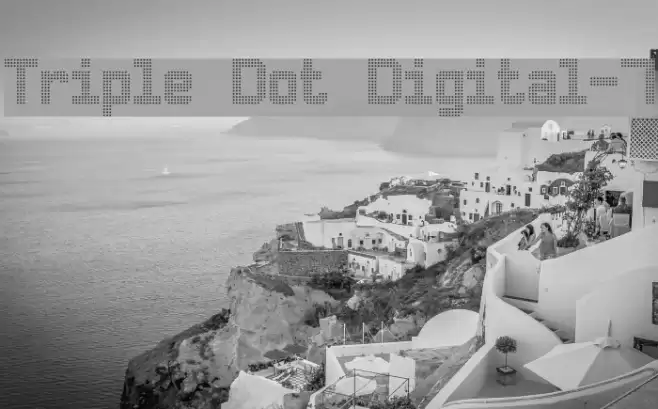 Triple Dot Digital-7 Font examples