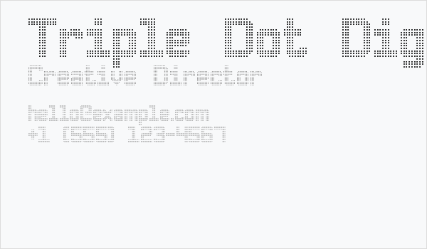 Triple Dot Digital-7 Business Card