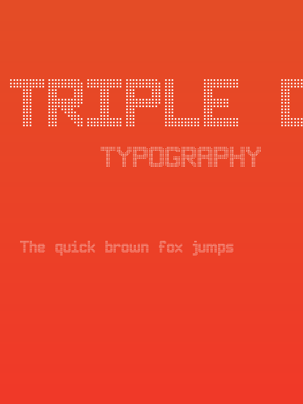 Triple Dot Digital-7 Poster