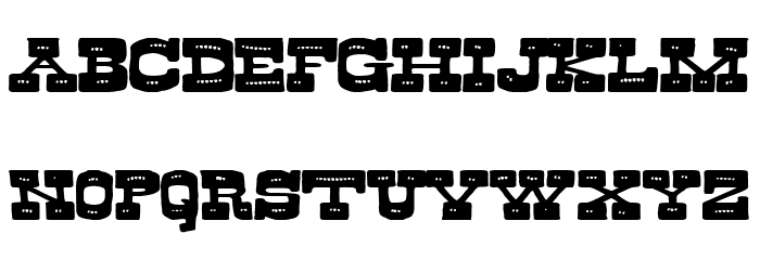 Triple X Days Font Litere mari
