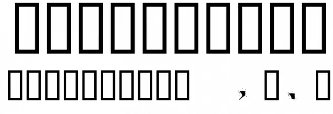 TripleXXX Font OTHER CHARS