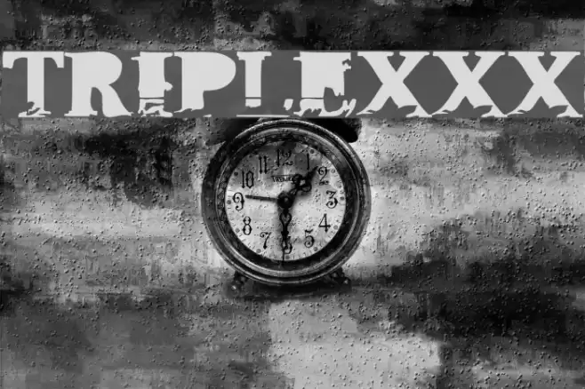 TripleXXX Font examples