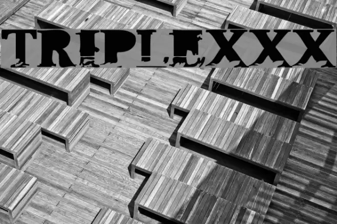 TripleXXX Font examples