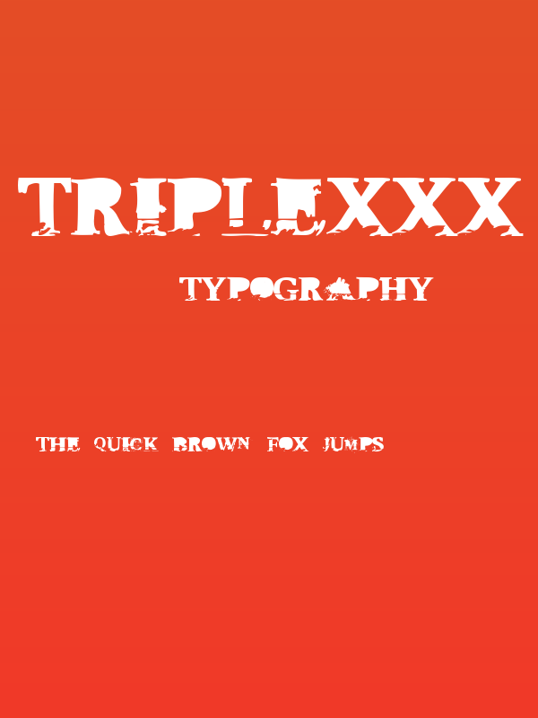 TripleXXX Poster