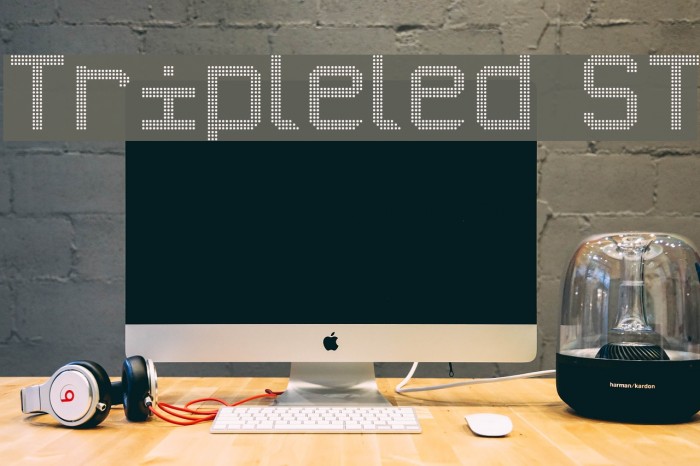 Tripleled ST Font examples