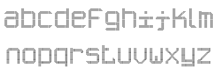 Tripleled ST Font LOWERCASE