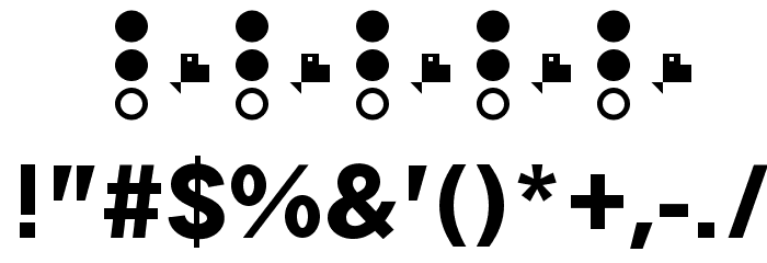 Tripleta-ExtraBold Font OTHER CHARS