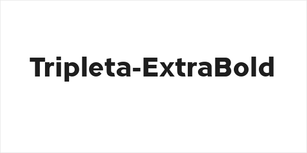 Tripleta-ExtraBold Logo