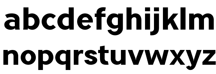 Tripleta-ExtraBold Font LOWERCASE