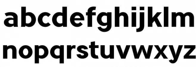 Tripleta-ExtraBold Schriftart Kleinbuchstaben