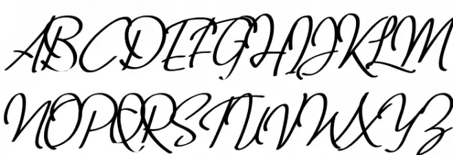 Tripolitania Handwritten [FREE] خط أحرف كبيرة