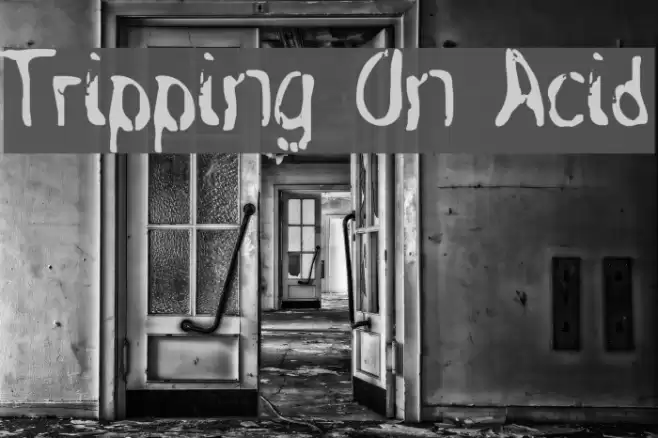 Tripping On Acid Font examples