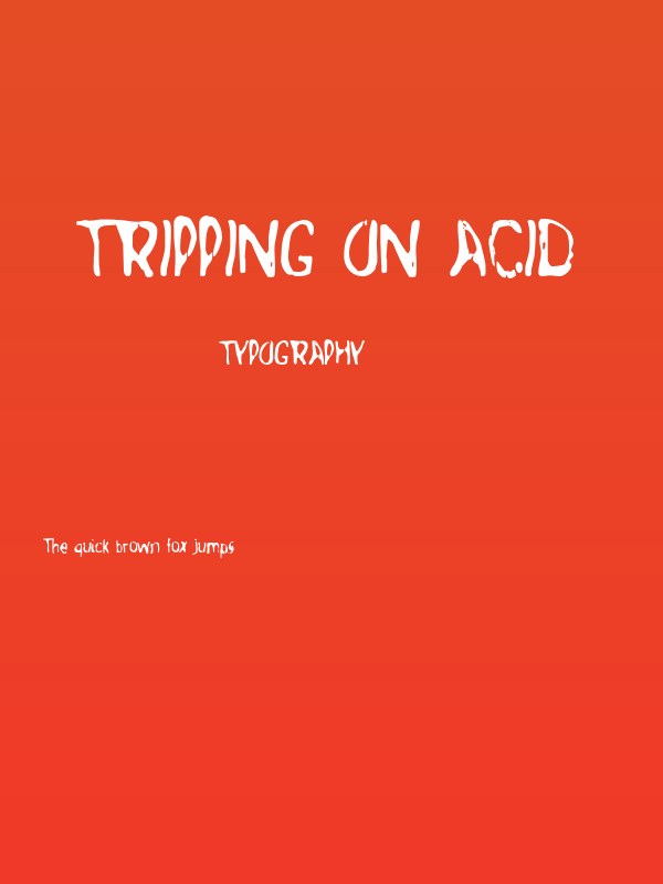 Tripping On Acid Poster