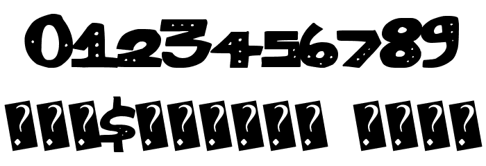 TrippleDots Font OTHER CHARS