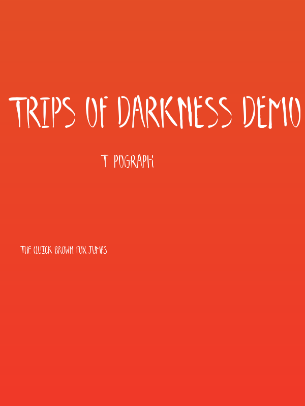 Trips of Darkness Demo Poster