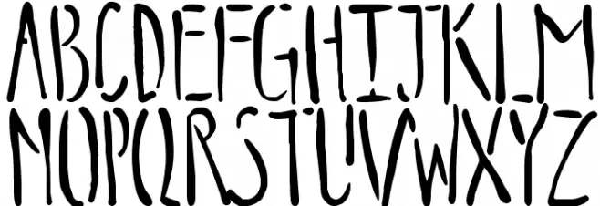 Trips of Darkness Demo फ़ॉन्ट लोअरकेस