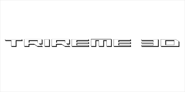 Trireme 3D Logo