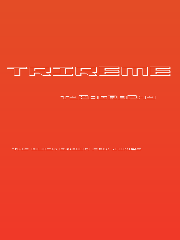 Trireme 3D Poster