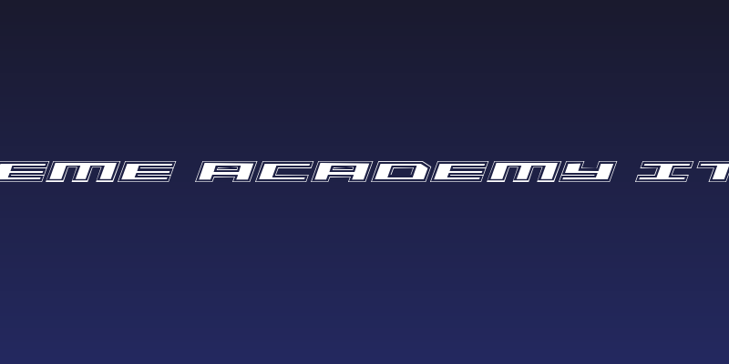 Trireme Academy Italic Social Header