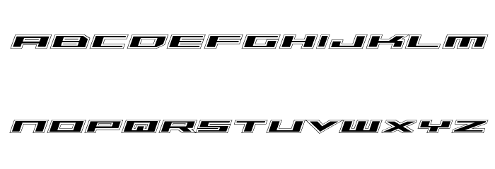 Trireme Academy Italic Font LOWERCASE