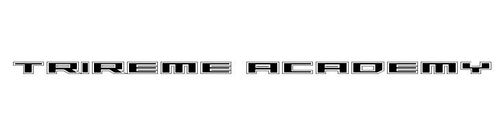 Trireme Academy Шрифта
