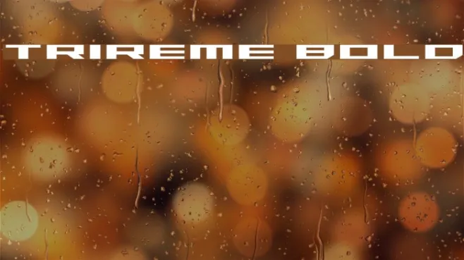 Trireme Bold Example 3