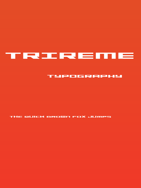 Trireme Bold Poster
