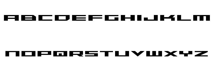 Trireme Bold Font LOWERCASE
