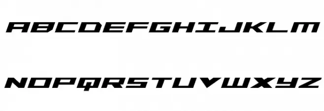 Trireme Condensed Bold Italic Fonte MAIÚSCULAS