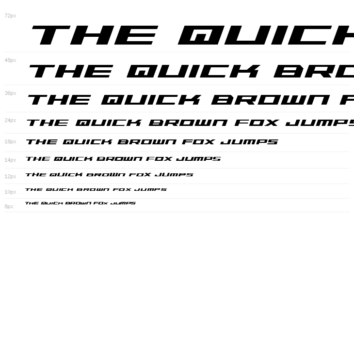 Trireme Condensed Bold Italic Waterfall