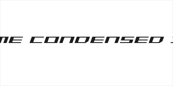 Trireme Condensed Italic Logo