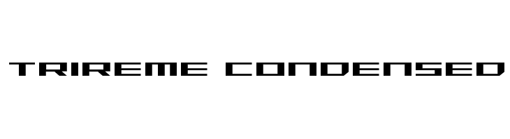 Trireme Condensed  font caratteri gratis