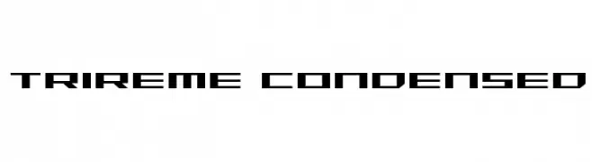 Trireme Condensed  font caratteri gratis